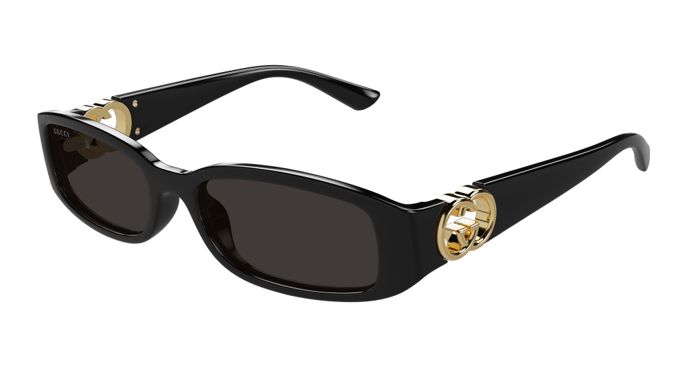 Gucci GG1661S-001 Womens RECTANGULAR / SQUARED Sunglasses - Black