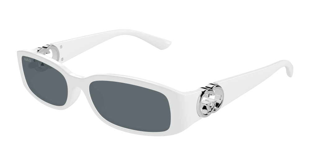 Gucci GG1661S-003 Womens RECTANGULAR / SQUARED Sunglasses - White