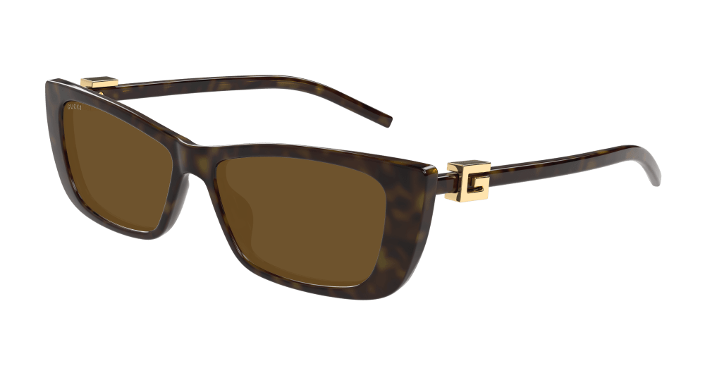 Gucci GG1681S-004 Womens CAT EYE Sunglasses - Havana