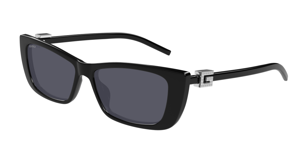 Gucci GG1681S-008 Womens CAT EYE Sunglasses - Black