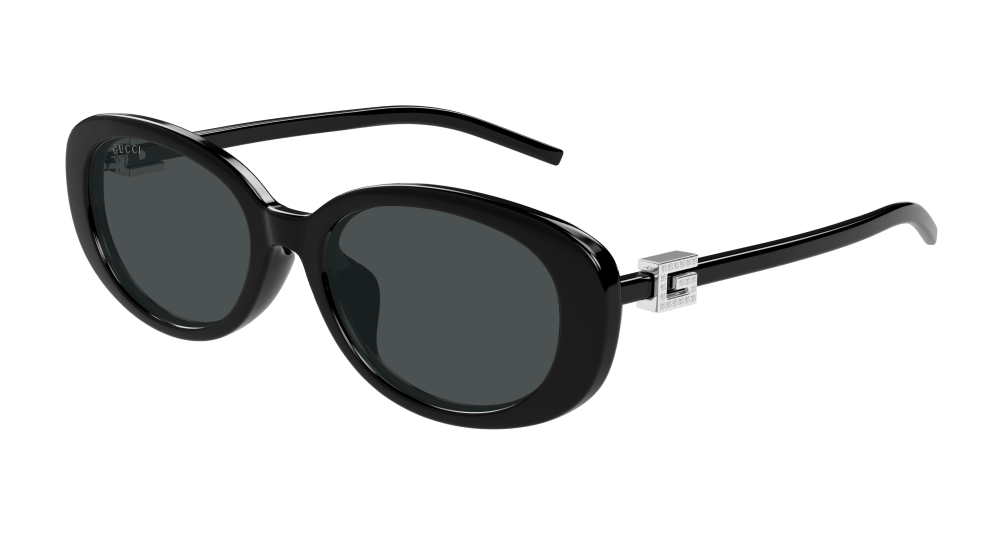 Gucci GG1684SA-002 Womens ROUND/OVAL/PANTHOS Sunglasses - Black