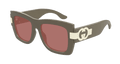 Multi-brand GG1688S-004 Womens RECTANGULAR / SQUARED Sunglasses - Grey