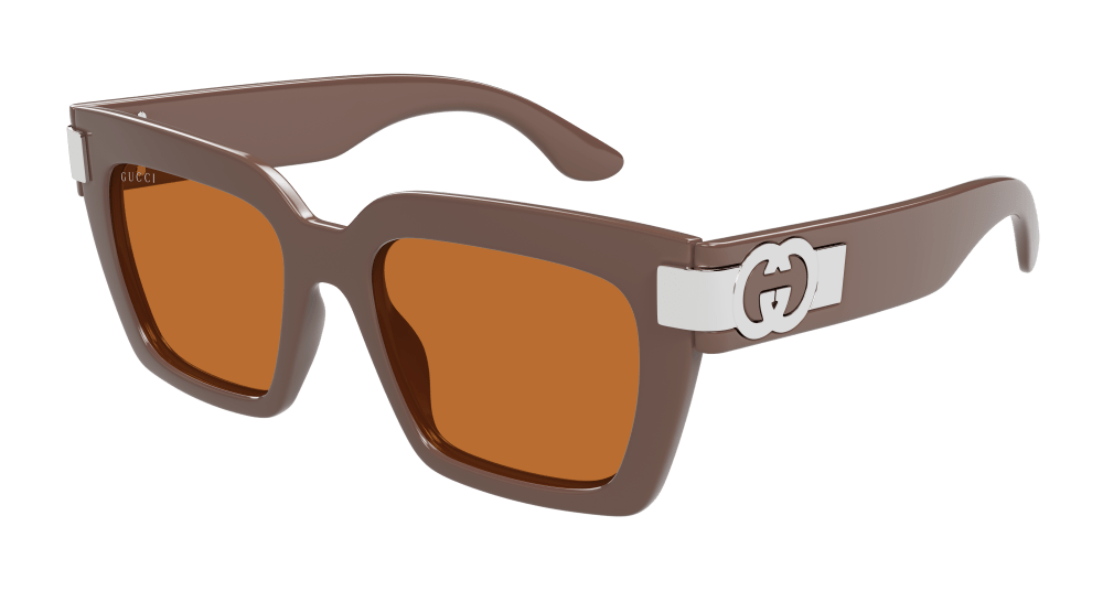 Multi-brand GG1689S-003 Womens CAT EYE Sunglasses - Brown