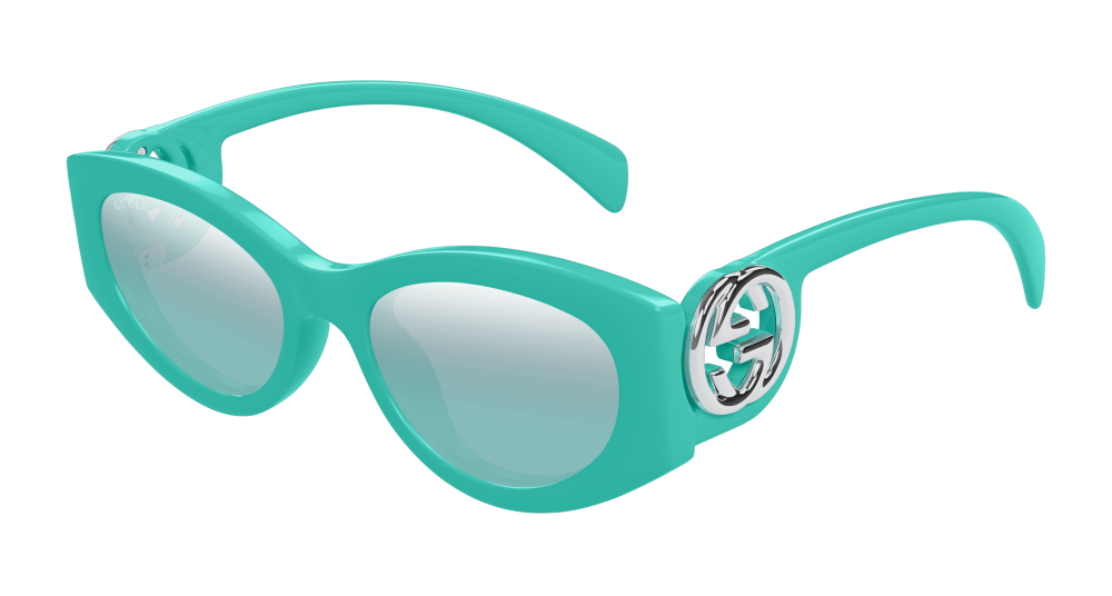 Multi-brand GG1691S-004 Womens CAT EYE Sunglasses - Light-blue