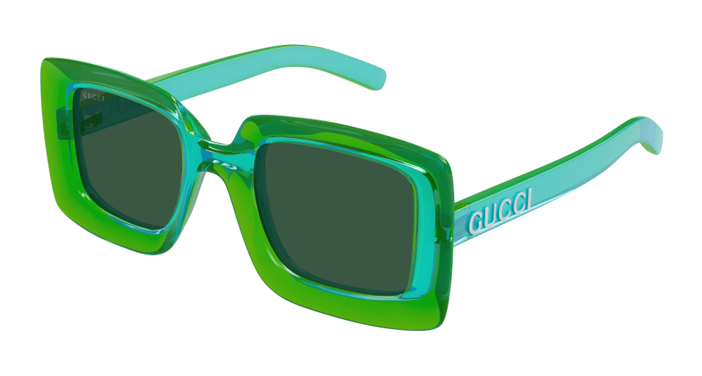 Multi-brand GG1718S-003 Womens RECTANGULAR / SQUARED Sunglasses - Green