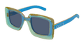 Multi-brand GG1718S-005 Womens RECTANGULAR / SQUARED Sunglasses - Blue