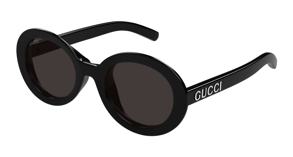 Gucci GG1722SA-001 Womens ROUND/OVAL/PANTHOS Sunglasses - Black