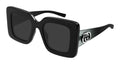 Gucci GG2025S-001 Womens RECTANGULAR / SQUARED Sunglasses - Black
