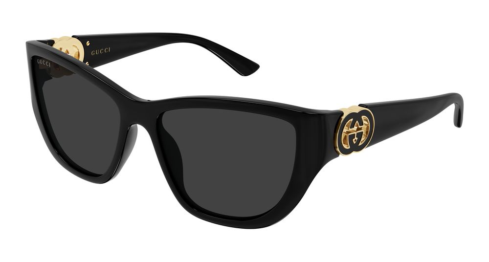 Gucci GG2122S-001 Womens CAT EYE Sunglasses - Black