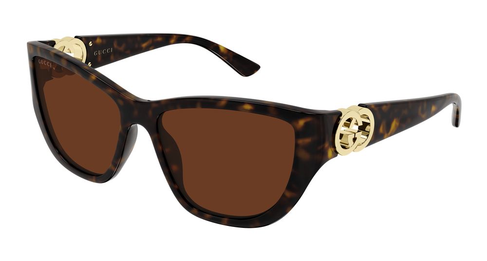 Gucci GG2122S-003 Womens CAT EYE Sunglasses - Havana