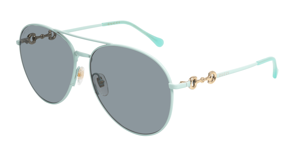 Multi-brand GG1698S-004 Womens PILOT/NAVIGATOR Sunglasses - Green