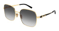 Gucci GG2053S-001 Womens RECTANGULAR / SQUARED Sunglasses - Gold