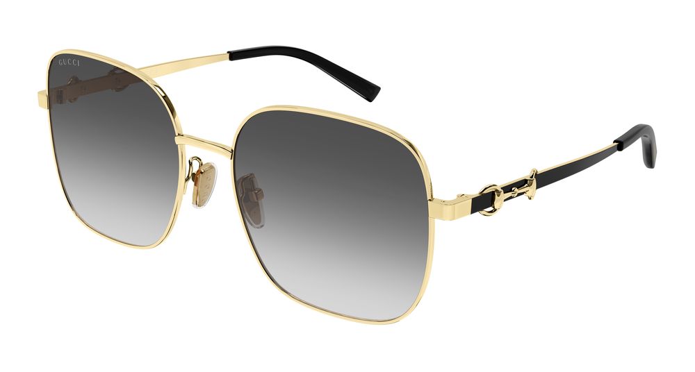Gucci GG2053S-001 Womens RECTANGULAR / SQUARED Sunglasses - Gold