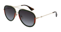 Gucci GG0062S-003 Mens PILOT/NAVIGATOR Sunglasses - Gold