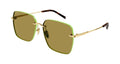 Gucci GG1955SA-004 Womens RECTANGULAR / SQUARED Sunglasses - Gold