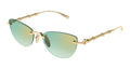 Gucci GG2063S-003 Womens CAT EYE Sunglasses - Gold