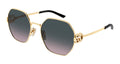 Gucci GG2046S-002 Womens GEOMETRICAL/DIRECTIONAL Sunglasses - Gold