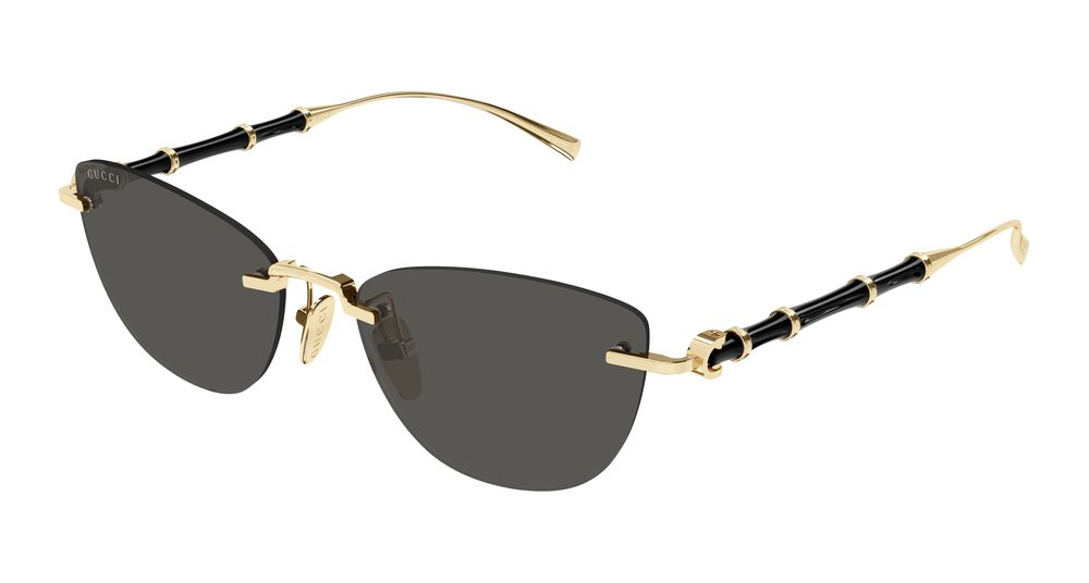 Gucci GG2063S-002 Womens CAT EYE Sunglasses - Gold