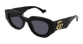 Gucci GG1421S-001 Womens GEOMETRICAL/DIRECTIONAL Sunglasses - Black