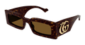 Multi-brand GG1425S-002 Womens RECTANGULAR / SQUARED Sunglasses - Havana