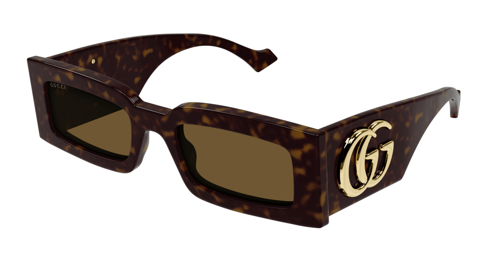 Multi-brand GG1425S-002 Womens RECTANGULAR / SQUARED Sunglasses - Havana