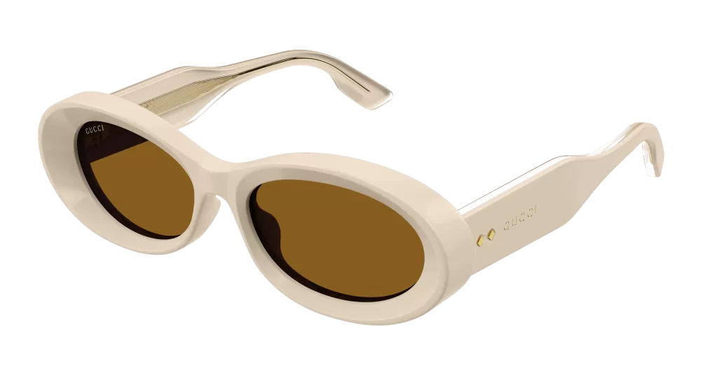 Gucci GG1527S-004 Womens ROUND/OVAL/PANTHOS SUNGLASSES - Beige