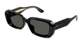 Gucci GG1531SK-001 Womens RECTANGULAR / SQUARED Sunglasses - Black
