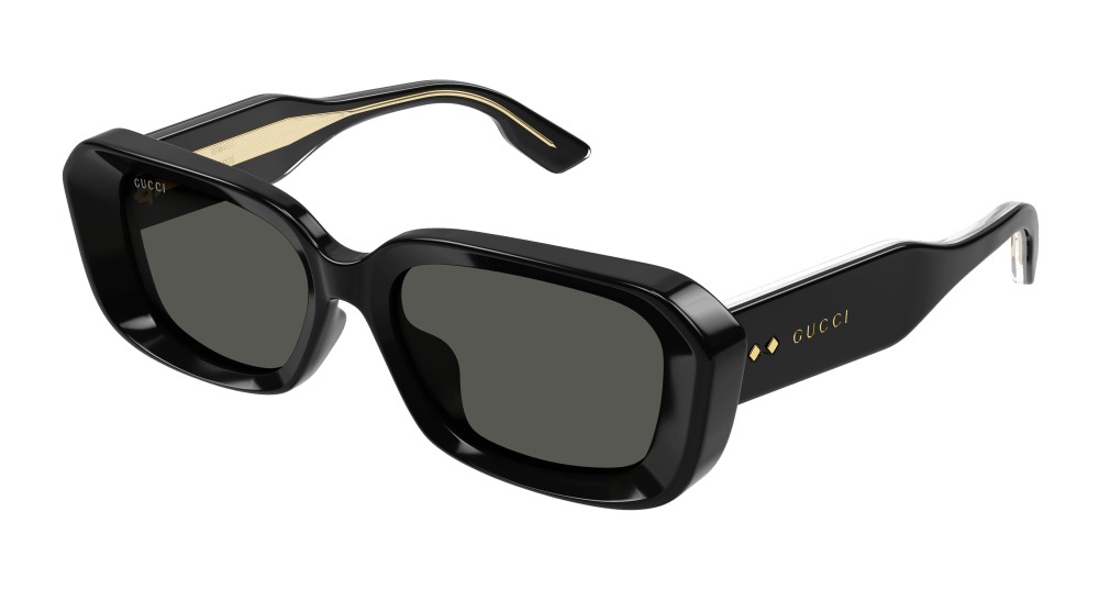 Gucci GG1531SK-001 Womens RECTANGULAR / SQUARED Sunglasses - Black
