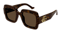 Gucci GG1547S-002 Womens RECTANGULAR / SQUARED Sunglasses - Havana