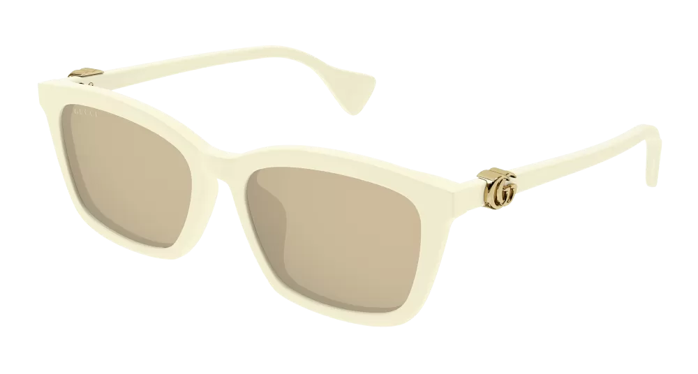 Gucci GG1596SK-002 Womens RECTANGULAR / SQUARED SUNGLASSES - Ivory