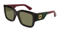 Gucci GG1663S-002 Womens RECTANGULAR / SQUARED Sunglasses - Havana