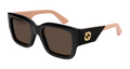 Gucci GG1663S-004 Womens RECTANGULAR / SQUARED Sunglasses - Black