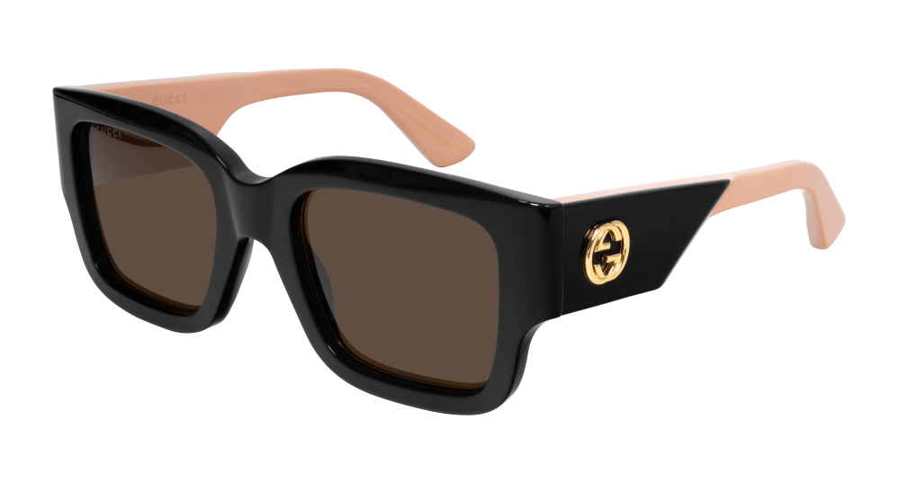 Gucci GG1663S-004 Womens RECTANGULAR / SQUARED Sunglasses - Black