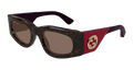 Multi-brand GG1664S-004 Womens RECTANGULAR / SQUARED Sunglasses - Havana