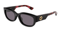 Gucci GG1667SK-003 Womens ROUND/OVAL/PANTHOS Sunglasses - Black
