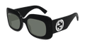 Multi-brand GG1695S-003 Womens RECTANGULAR / SQUARED Sunglasses - Black