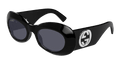 Gucci GG1696S-001 Womens ROUND/OVAL/PANTHOS Sunglasses - Black