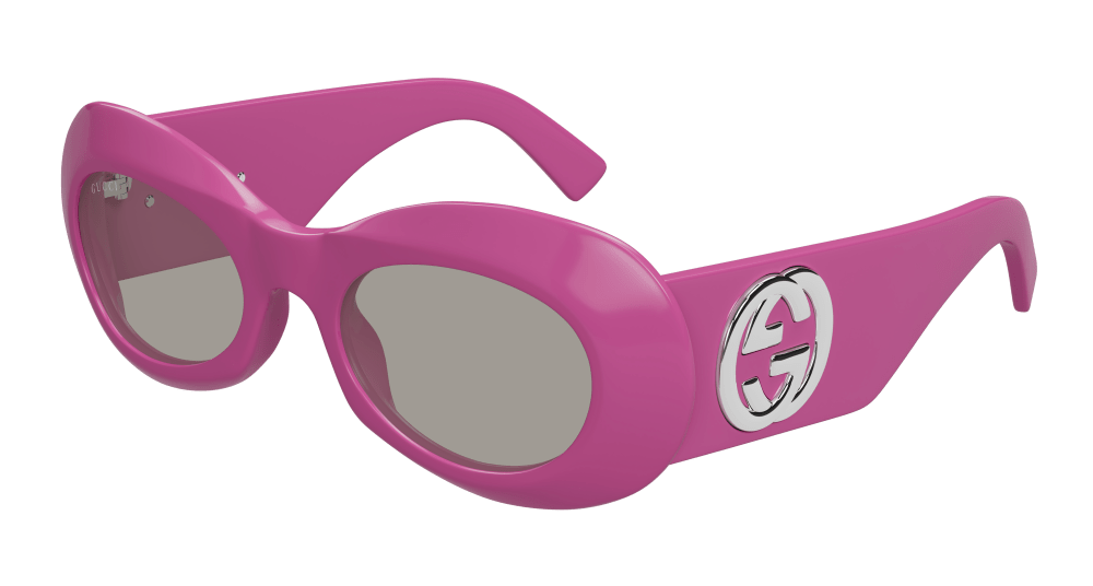 Multi-brand GG1696S-004 Womens ROUND/OVAL/PANTHOS Sunglasses - Fuchsia