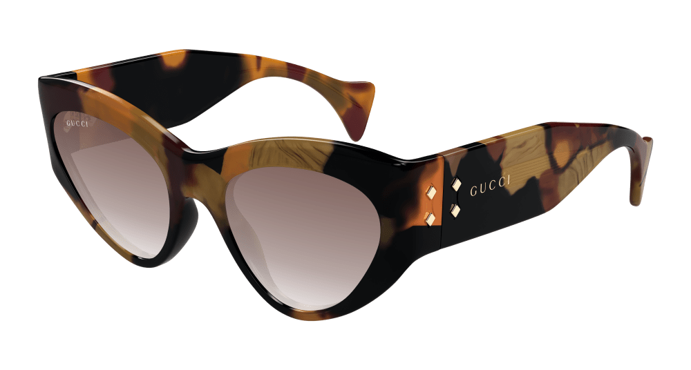 Gucci GG1704S-002 Womens CAT EYE Sunglasses - Havana