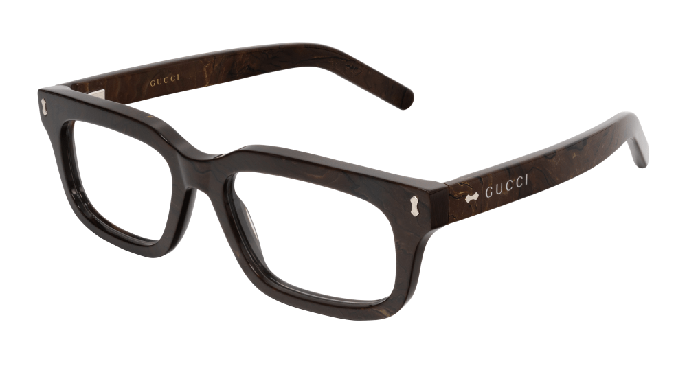 Gucci GG1711S-003 Womens RECTANGULAR / SQUARED Sunglasses - Brown