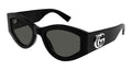 Gucci GG1951S-001 Womens GEOMETRICAL/DIRECTIONAL Sunglasses - Black