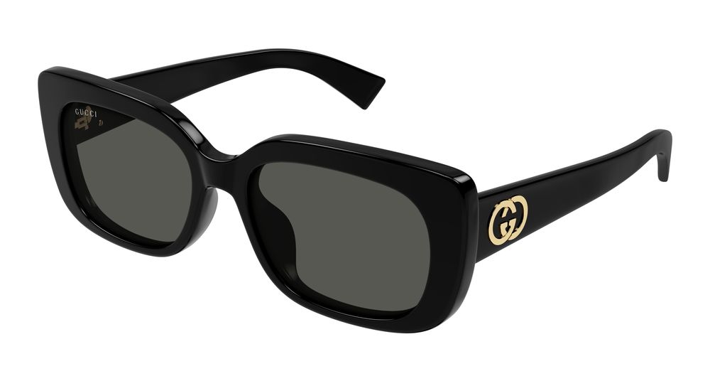 Gucci GG1979SK-001 Womens RECTANGULAR / SQUARED Sunglasses - Black