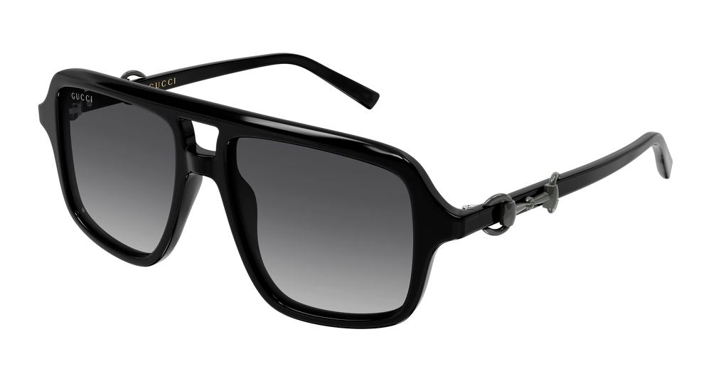 Gucci GG2052S-011 Womens PILOT/NAVIGATOR Sunglasses - Black