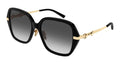 Gucci GG2055SA-001 Womens RECTANGULAR / SQUARED Sunglasses - Black