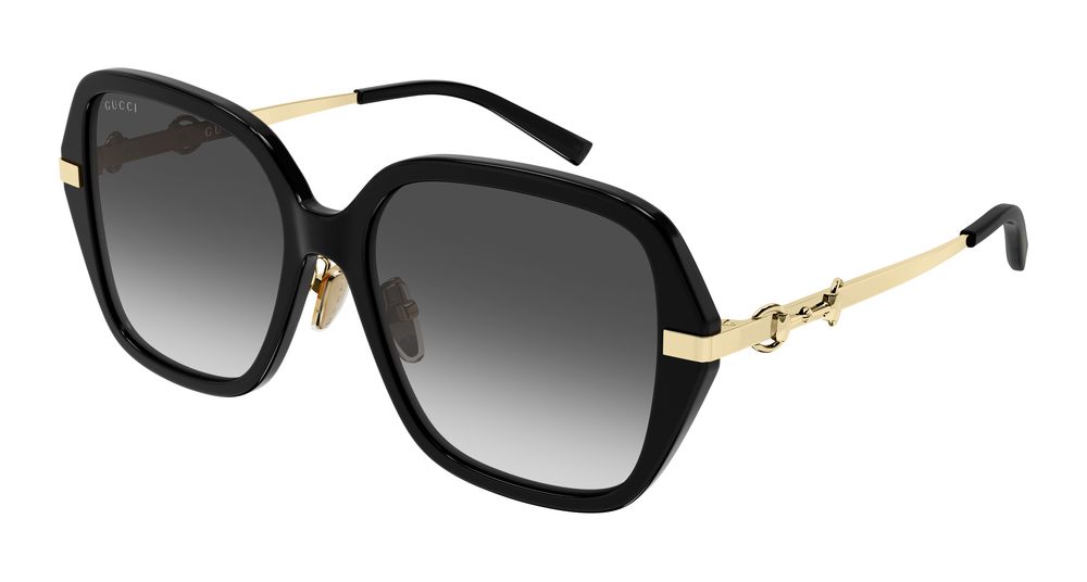 Gucci GG2055SA-001 Womens RECTANGULAR / SQUARED Sunglasses - Black