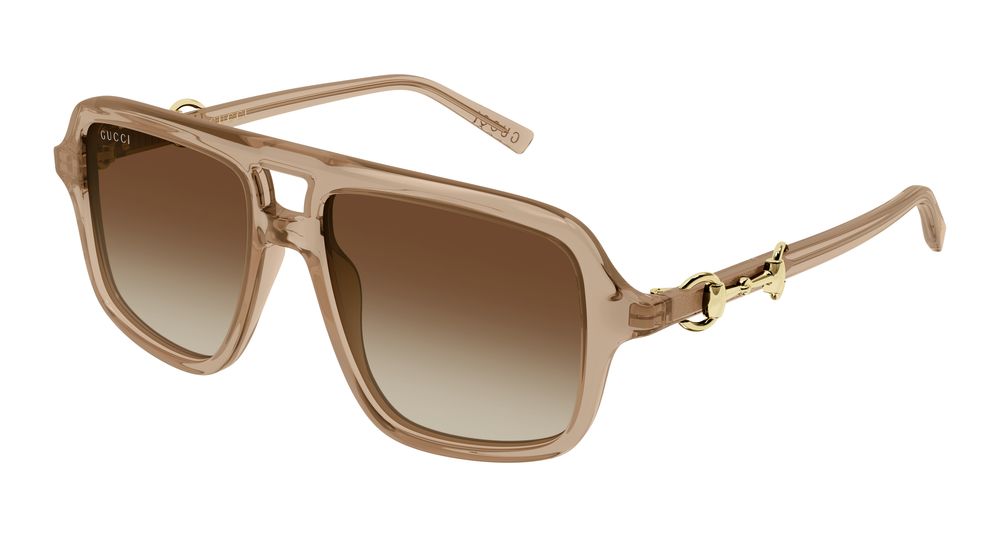 Gucci GG2052S-010 Womens PILOT/NAVIGATOR Sunglasses - Brown