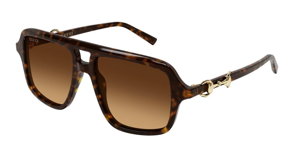 Gucci GG2052S-008 Womens PILOT/NAVIGATOR Sunglasses - Havana