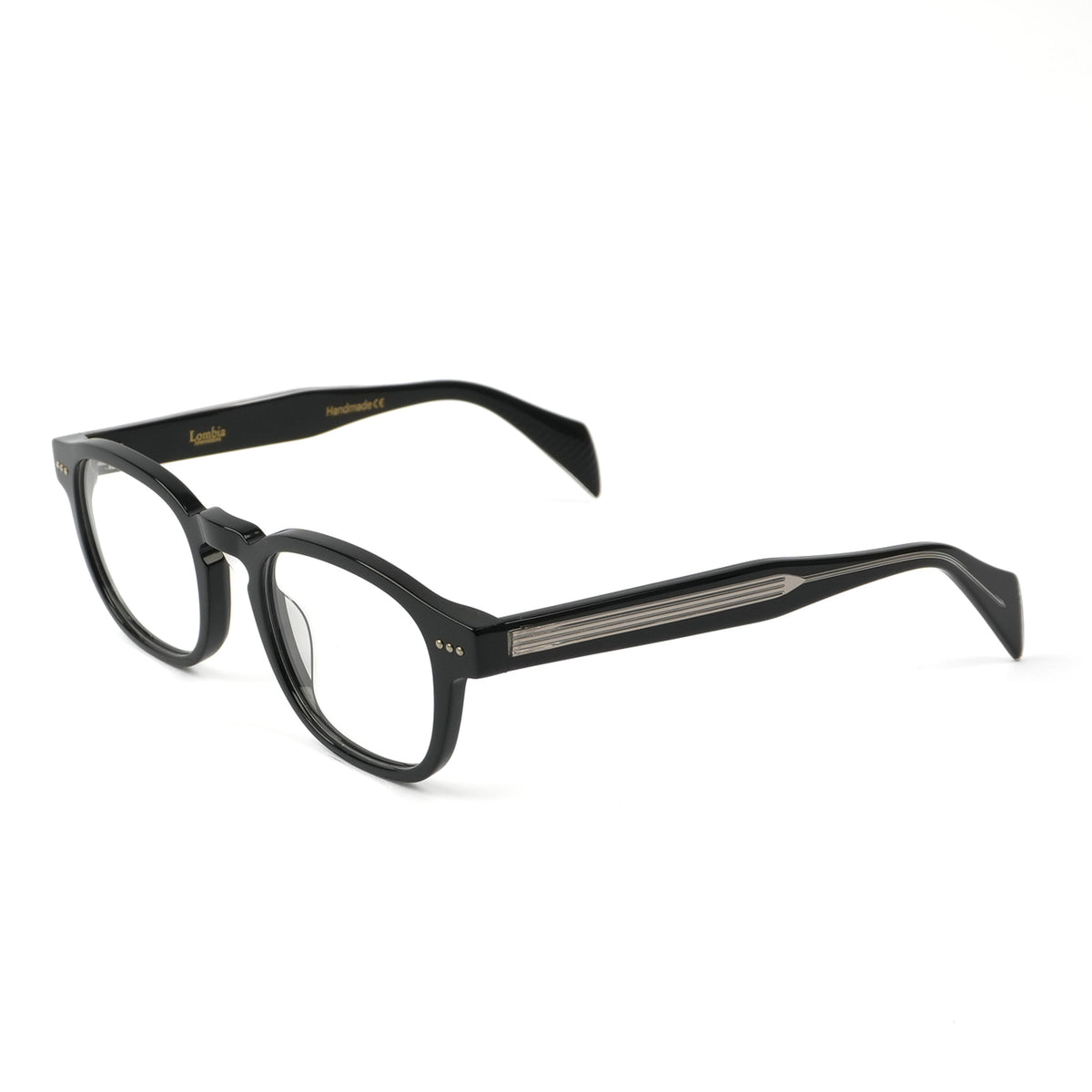 Lombia BAF2001FC1 Unisex Rectangle-Shape Optical Frame - Black