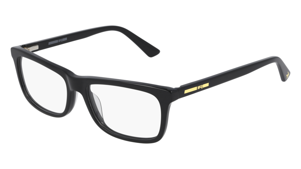 Mcq MQ0298OP-001 Womens RECTANGULAR / SQUARED Optical Frame - Black