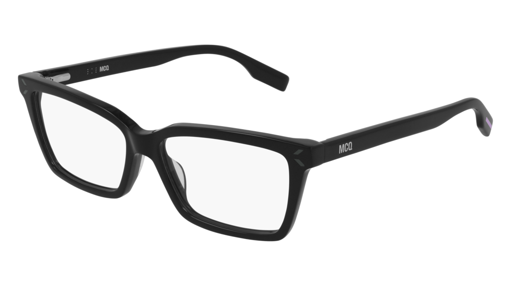 Mcq MQ0307O-005 Womens RECTANGULAR / SQUARED Optical Frame - Black